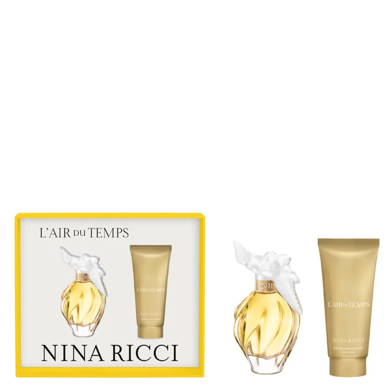 Kit Perfume Nina Ricci L'Air Du Temps Feminino - Eau de Toilette 50ml + Loção Corporal 75ml Coffret