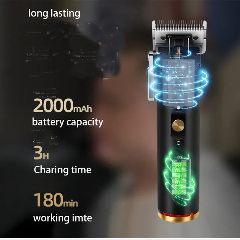 Aparador De Cabelo E Barba Elétrico Kemei Km-1892
