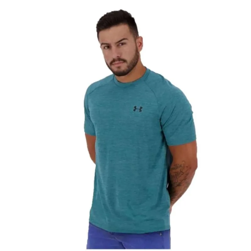Camiseta Armour Ua Tech 2.0 SS M / AZUL