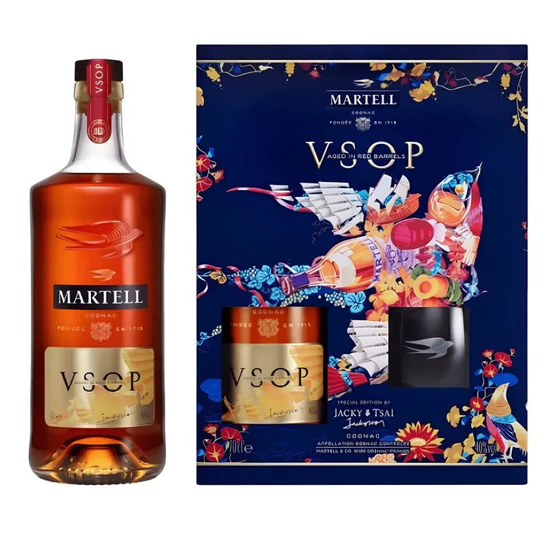 Kit Cognac V S O P Com Copo Martell 700ml