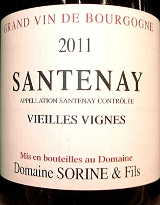 Santenay 2011 Vieilles Vignes