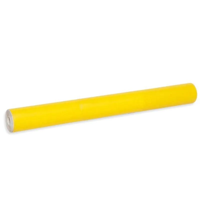 Papel Contact Amarelo Adesivo 45cm X 10 Metros De 80 Micras