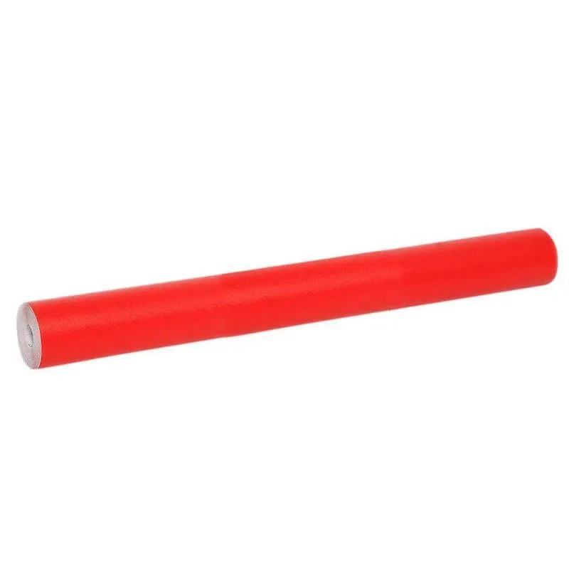 Papel Contact Adesivo 45cm X 10 Metros Vermelho De 80 Micras
