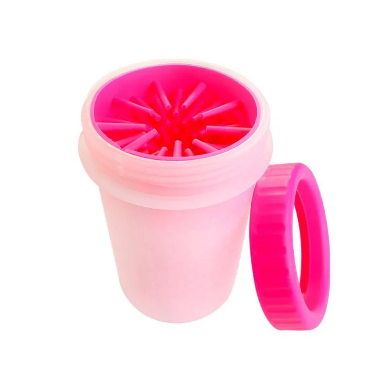Lava Patas Rosa Para Cachorros De Porte Grande