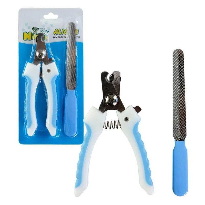 Alicate Para Corte De Unhas De Pets - Azul