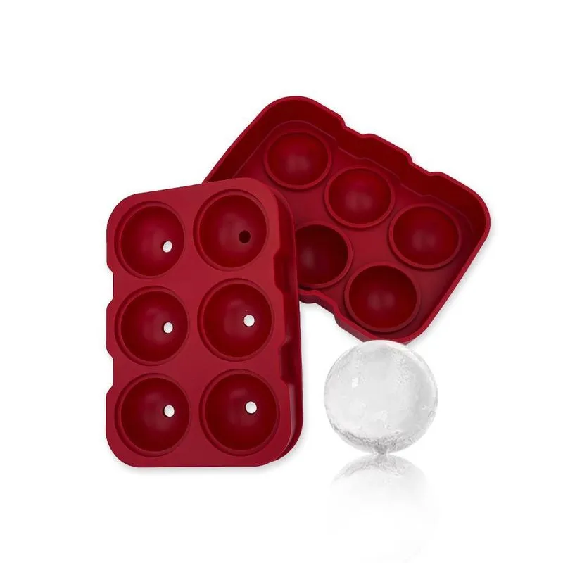 Forma De Gelo Redondo Bola De 4,5cm Bar Bebidas Drinks