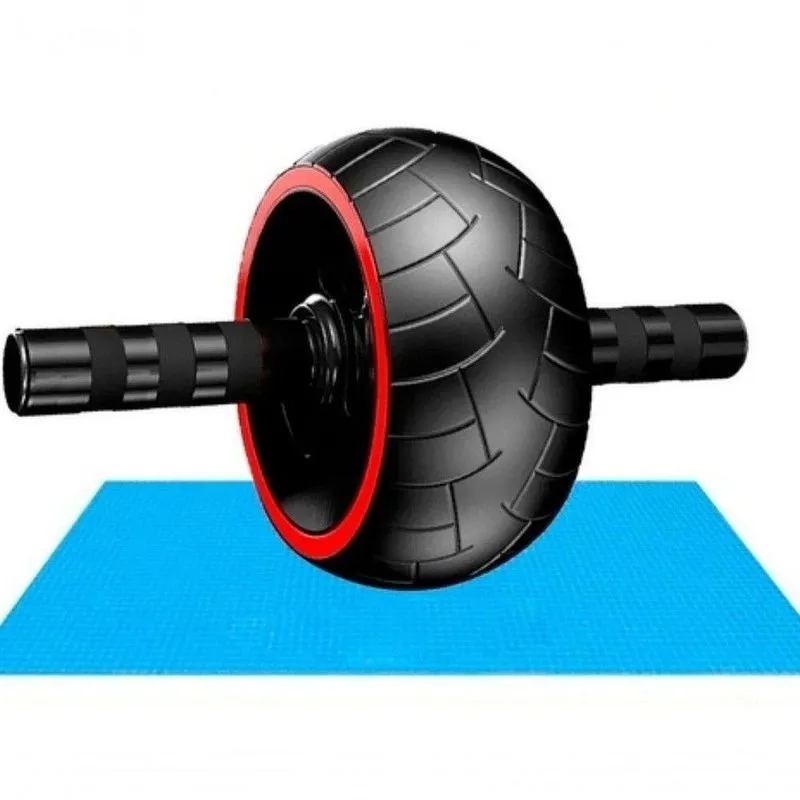 Aparelho P- Fazer Abdominal Em Casa Roda Abdominal + Tapete