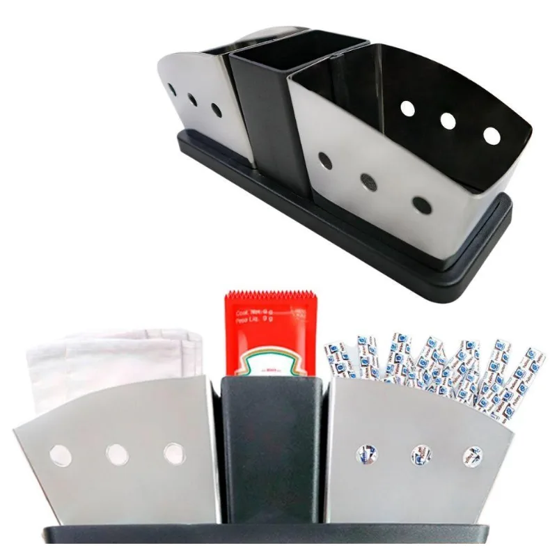 Porta Sachês De Inox Para Mesa Bares E Restaurantes