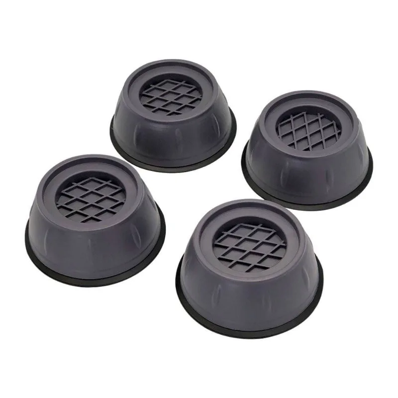 Kit com 04 Pés Nivelador Máquina de Lavar Anti Vibração