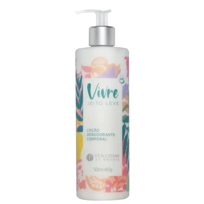 L'Occitane Au Brésil Loção Desodorante Corporal Vivre Jeito Leve 500ml