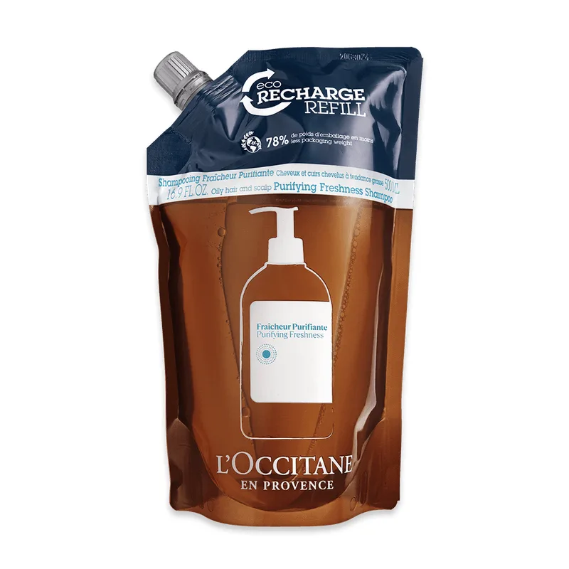 Eco-Refil Shampoo Loccitane Provence Purificante Aromacologia 500ml