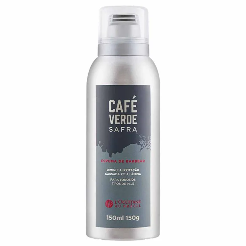 Espuma de Barbear L'Occitane au Brésil Café Verde Safra 150ml
