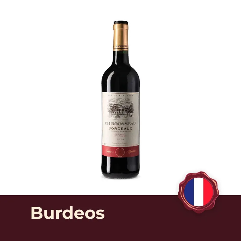 Vino Tinto Ch Rousseau Aop Bordeaux 750ml Vino Tinto Blend 750 Ml Château Rousseau