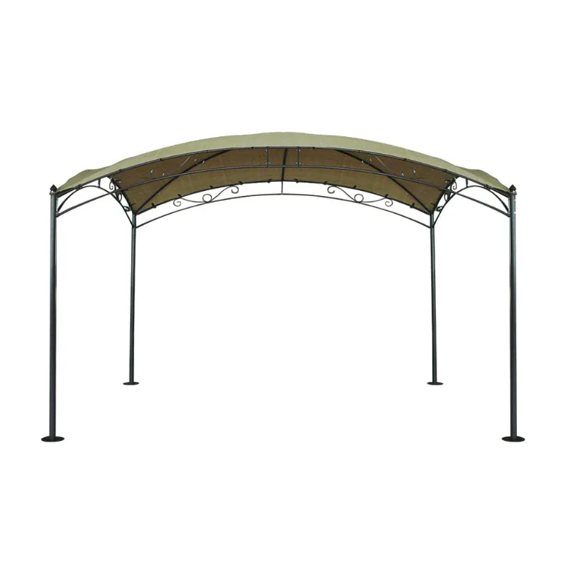 Pérgola Curva 300x400cm Marrón
