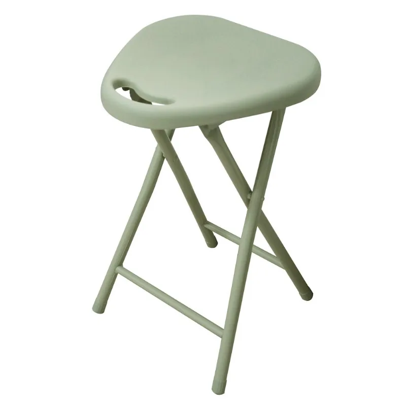 Taburete de plástico plegable Carrefour Home verde