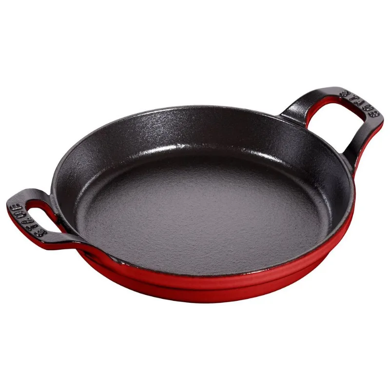 Travessa Redonda, 20cm, Cereja, Ferro Fundido