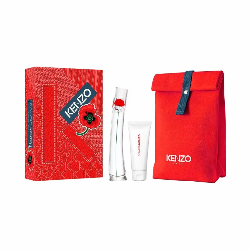 Flower By Kenzo EDP 50 ml + Body Lotion 75 ml y Pouch