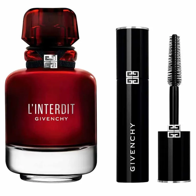 Coffret Givenchy L'Interdit Rouge Kit - Perfume Feminino - EDP + Mini Interdit Máscara Kit