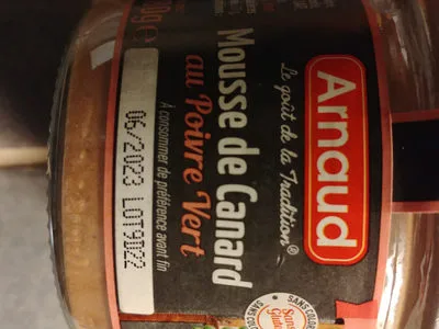 Mousse de canard au poivre vert Arnaud