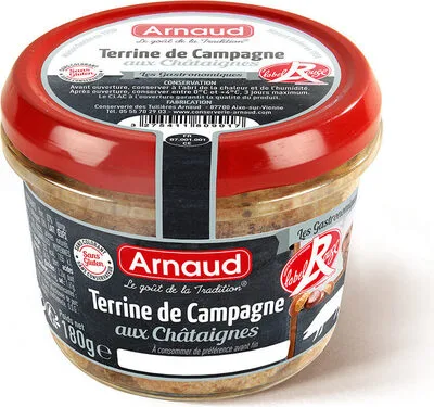Terrine Campagne LR Cèpes 180g