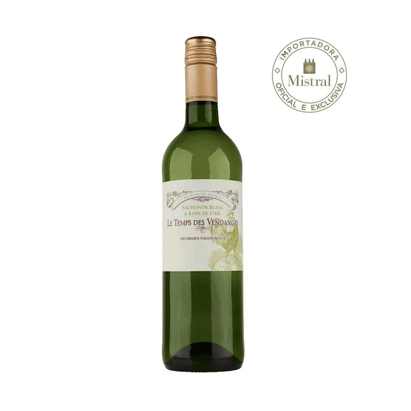 Vinho Le Temps Des Vendanges Comté Tolosan Blanc 2021 (georges Vigouroux) 750ml