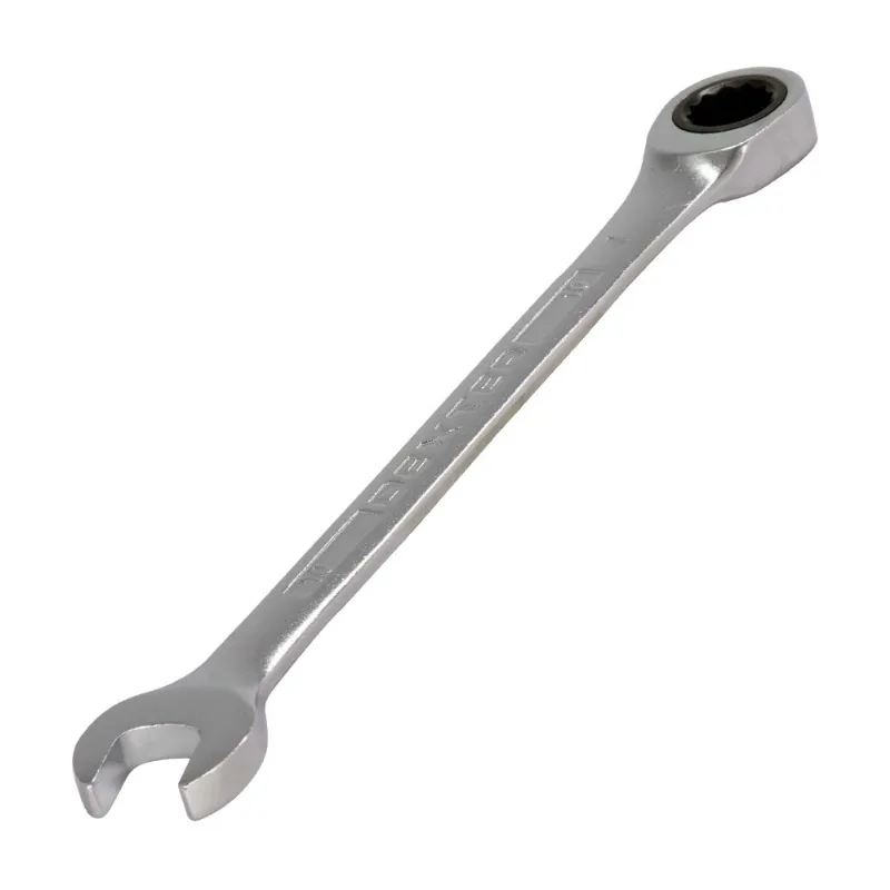 Llave Combinada Dexter con Ratchet de 10mm Cromada