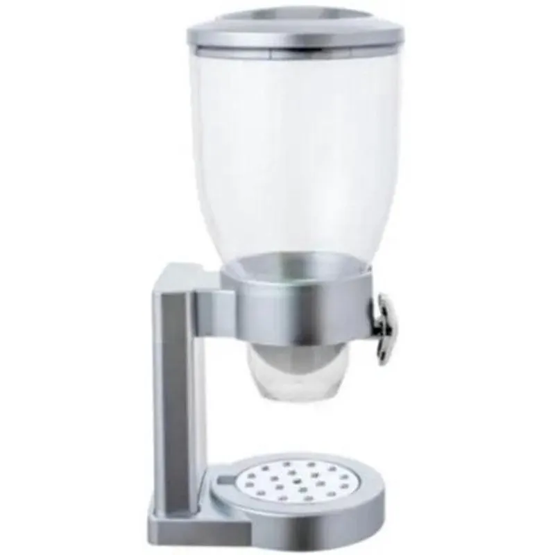 Dispenser Porta Cereais Premium - 34X17X20Cm - Cinza