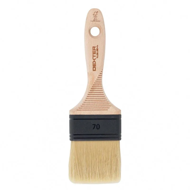 Pincel Para Tinta Acrílica E Látex 70mm Bege Dexter
