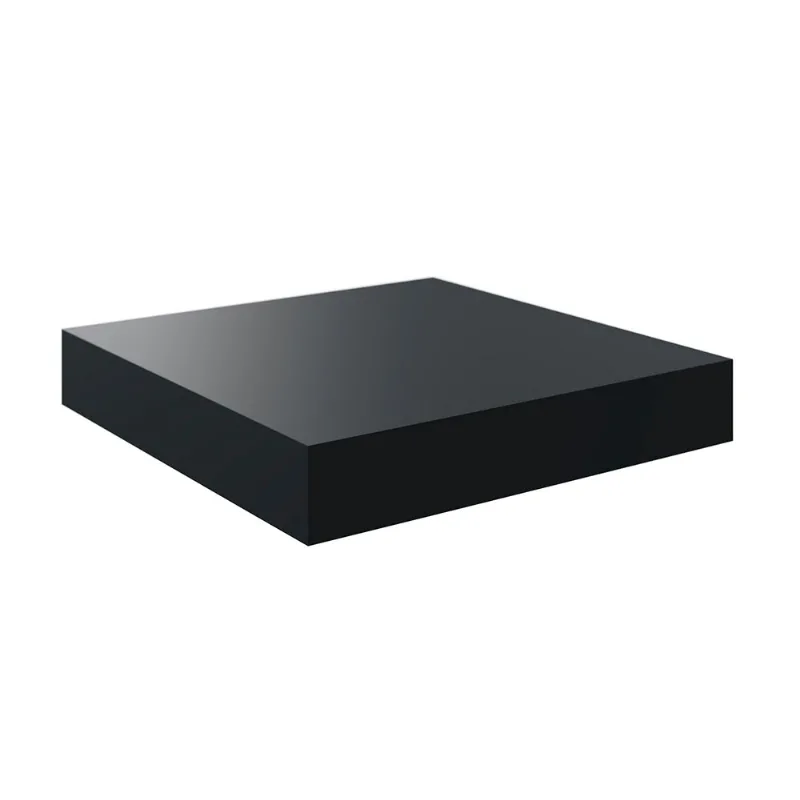 Repisa Flotante Spaceo 23x23.5cm Negro