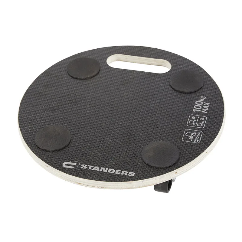 Base Giratoria con Ruedas Plywood-100Kg Standers
