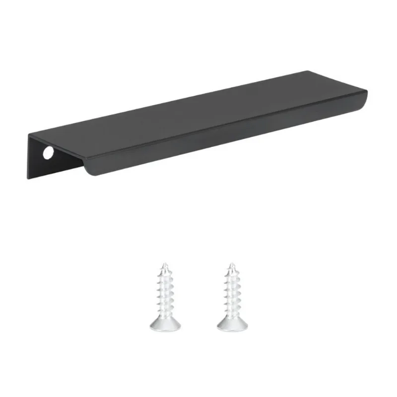 Tirador Barra Plana Negro 146mm - 1 unidad Inspire