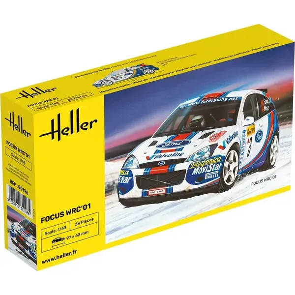HELLER 1/43 Ford Focus WRC'01