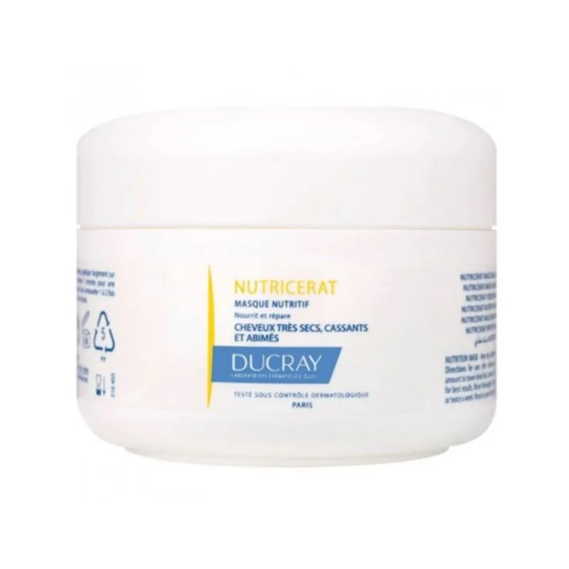 Máscara Capilar Para Cabelos Secos Nutricerat Ducray 150ml
