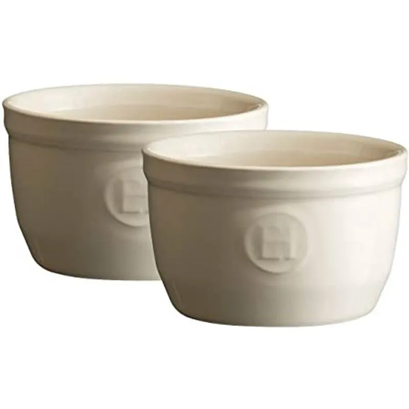 Conjunto Ramekins Emile Henry Em Cerâmica 9x5,5 Cm 2 Peças