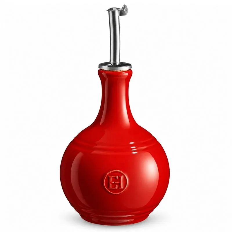 PORTA AZEITE EMILE HENRY REDONDO 400ML EM CERÂMICA VERMELHO 33804134