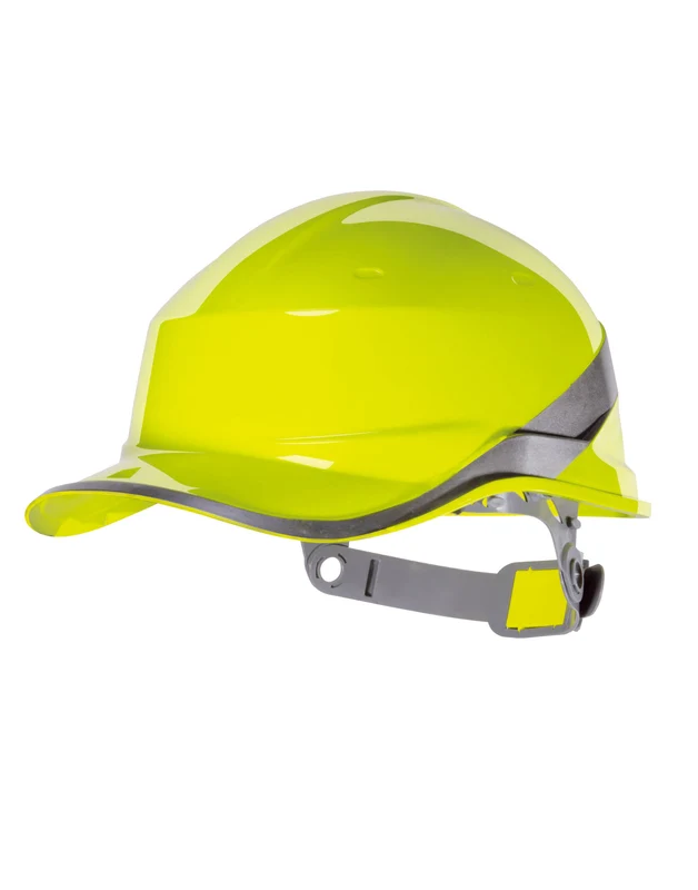 Delta Plus Hi-Vis Baseball Safety Helmet Yellow / O/S