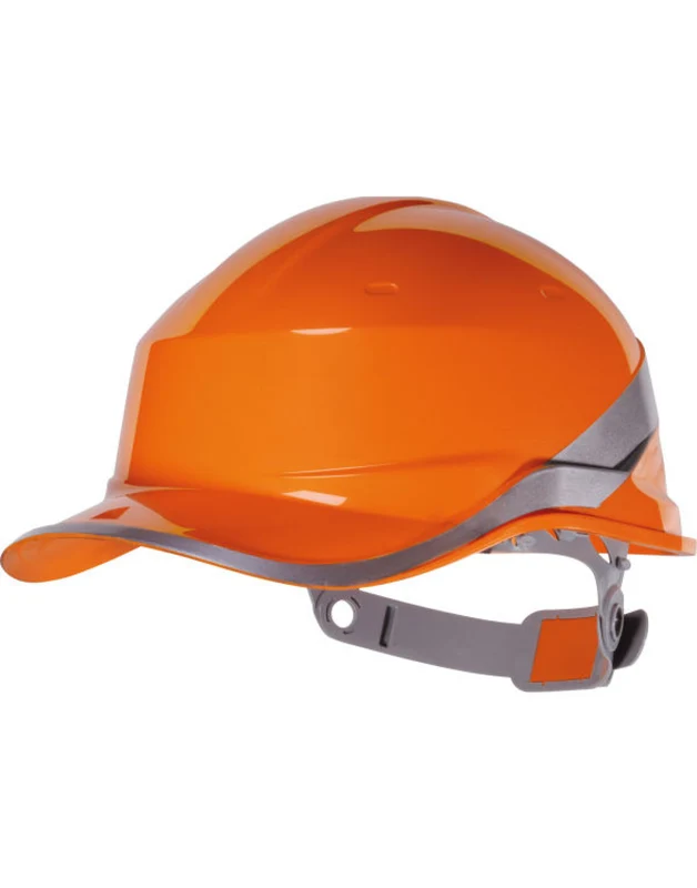 Delta Plus Hi-Vis Baseball Safety Helmet Orange / O/S
