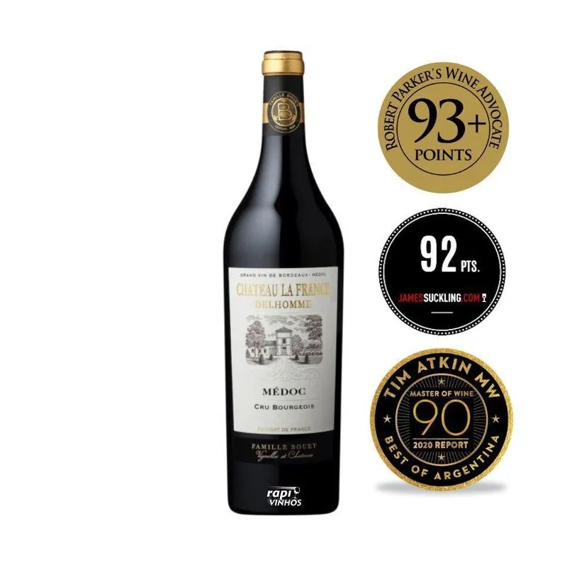 Vinho Château La France Médoc 2016 - 750ml