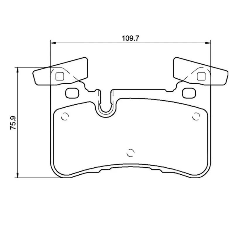 Pastilha Traseira TRW Mercedes-Benz C-63 AMG 2008-2013 Chassi W204 PTMB1856-18806