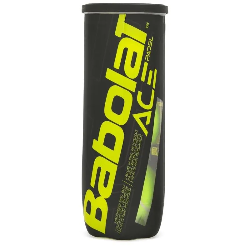 Bola De Padel Babolat Ace Padel Tubo Com 03 Bolas