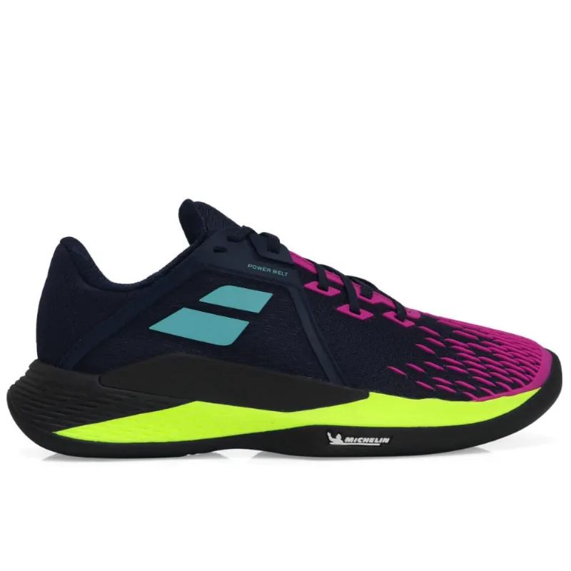 Tênis Babolat Propulse Fury 3 - Clay - Saibro - Marinho e Rosa