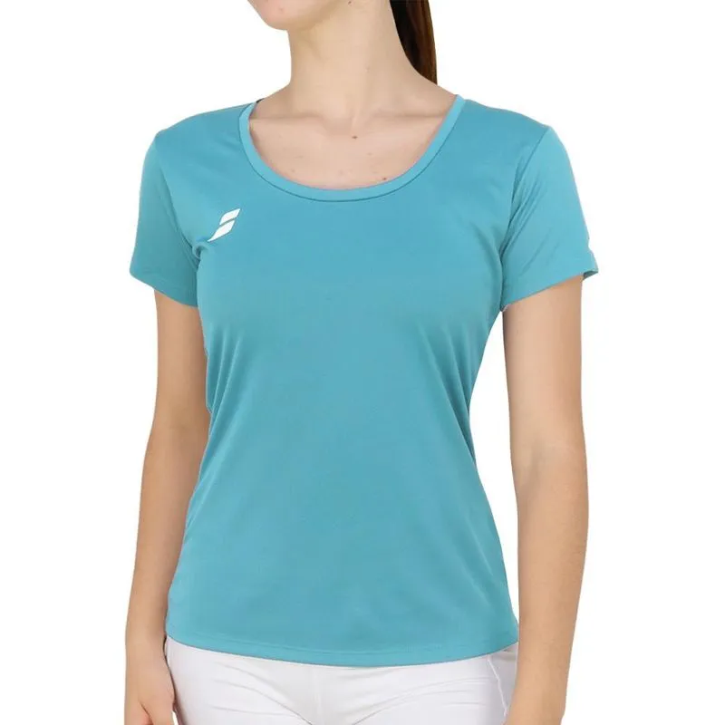 Camiseta Babolat Play Cap Sleeve Top Azul Claro GG