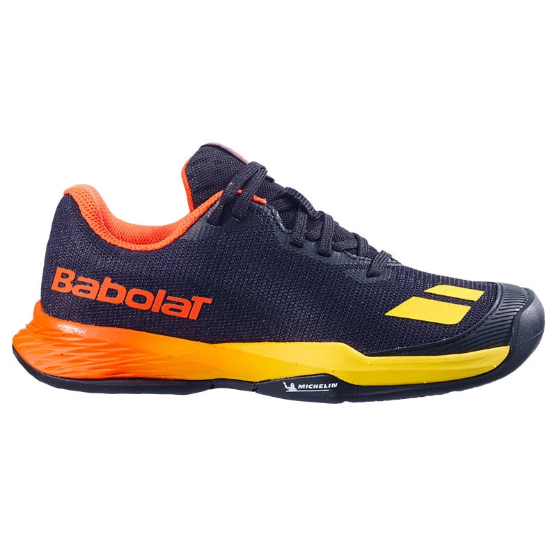 Babolat Jet Mach 3 Junior (Black/Sunset) Blue-Navy Orange / 5