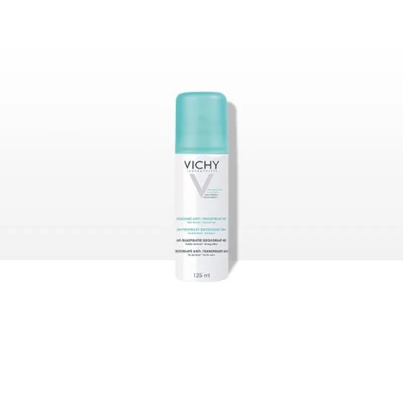 Desodorante Antitranspirante Aerossol Anti Transparente Toque Seco 125ml Vichy Desosorante Vichy Anti Transparente 125ml - Vichy