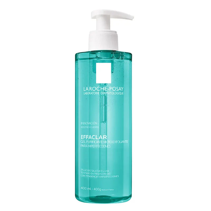 Gel Limpiador Anti-imperfecciones Effaclar Microexfoliante - La Roche Posay 400 ml