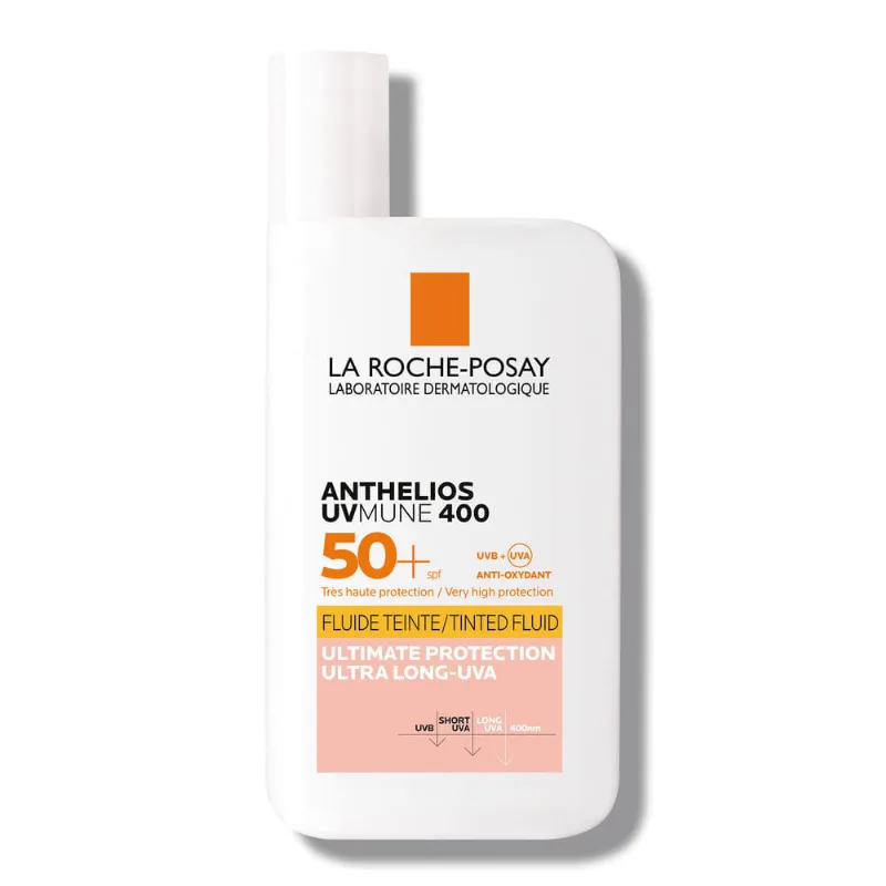 Protector Solar Facial Anthelios UVMune 400 FPS 50+ - La Roche Posay Con Color