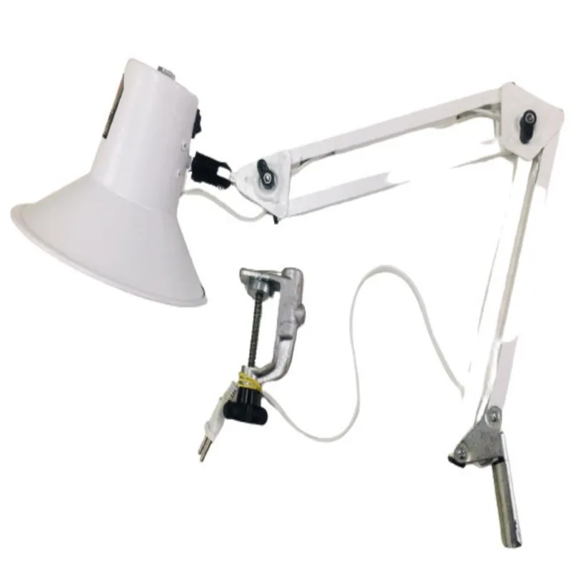 Refletor Luminaria De Mesa Bancada E Tripe Braco Flexivel Suporte Ajustavel Profissional Bivolt