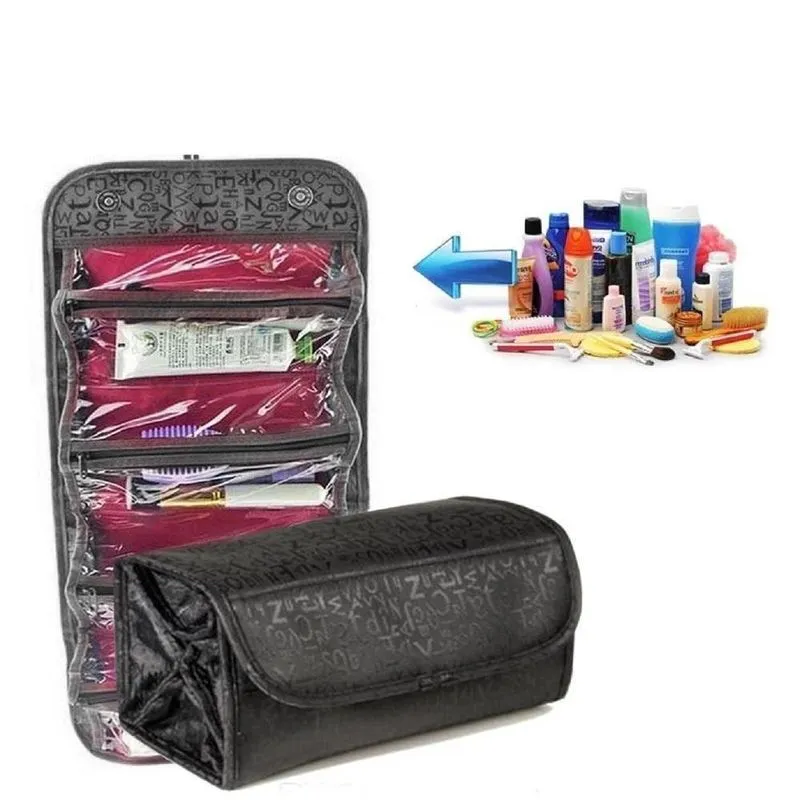 Necessarie De Viagem Dobravel Organizador Maquiagem