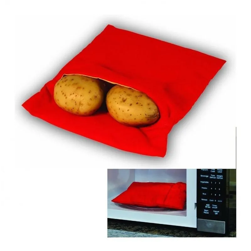 Saco Bolsa Para Assar Batata Legumes No Microondas Lavavel