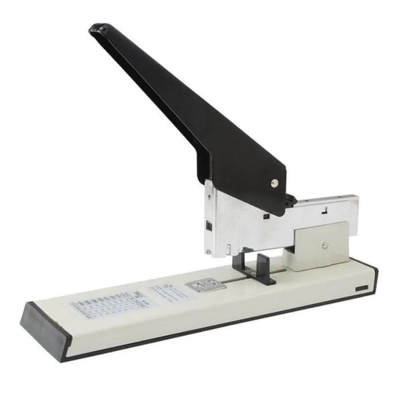 Grampeador Grande 100 Folhas Profissional Executivo Escritorio Com Reguladar A Distancia De Papel